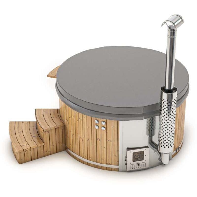 Badefass Stockholm 'Spa Edition' aus Holz - Finntherm