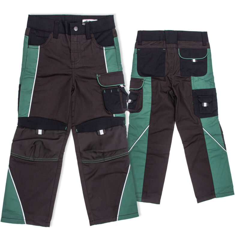 FIRI Kinder-Arbeitshose mit verstärkten Knien FIRI 122/128 Kinder-Arbeitshose mit verstärkten Knien schwarz