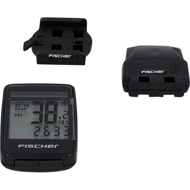 Fischer Fahrrad - computer Funk Solar FitPlus 27 Funktionen Fahrradcomputer