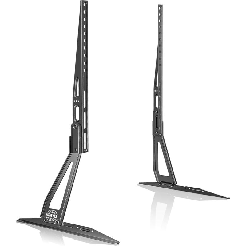 Fitueyes - Universal tv Stnder tv Standfu f¨¹r 27 bis 60 Zoll lcd led Flach&Curved Fernseher Hhenverstellbar Neigbar vesa Max.800400mm bis zu 50kg
