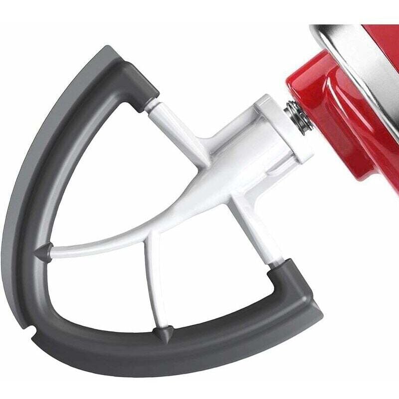 Flachrührer für KitchenAid-Küchenmaschine, Flachrührer mit flexiblem Rand, KitchenAid Artisan-Mixeraufsätze zum Mischen von Mehlcreme in der Küche