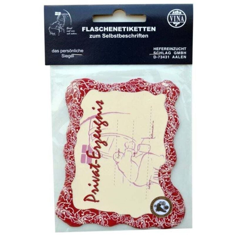 Flaschenbauch-Etiketten Wein- und Obstverarbeitung