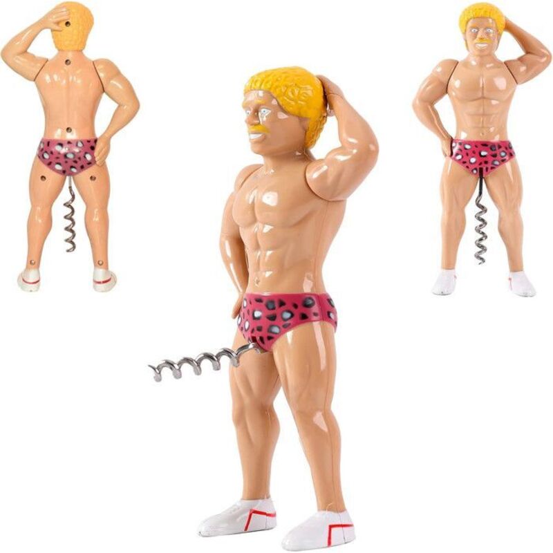 Flaschenöffner - I-TOTAL - XL0736B - Kunststoff - Metall - Gelb