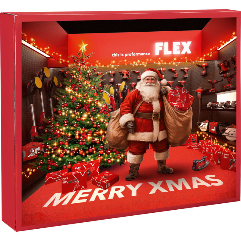 Flex Adventskalender 2025 Akkuschrauber Bitsortiment limitierte Artikel 534227