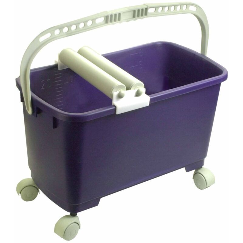 Fliesen-Rollenwaschset Eimer 22 l inkl. Rollenaufsatz Fliesenwerkzeug