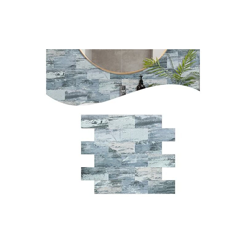 Fliesenaufkleber Küche Klebefliesen Fliesenfolie Selbstklebende Fliesen, Wandfliesen Klebefolien für Fliesen für Spritzschutz Küchenrückwand