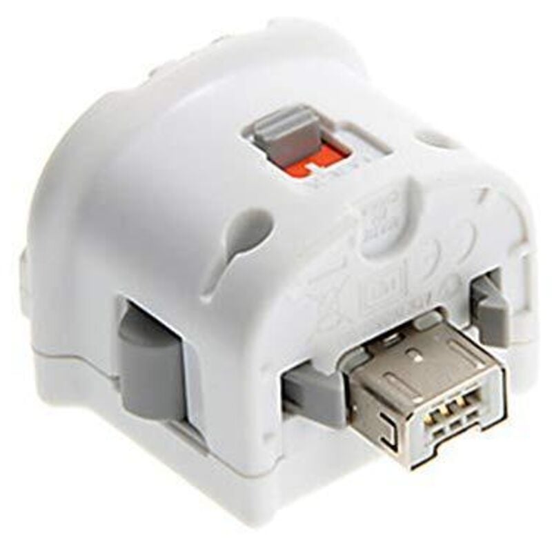 Fliyy 2-in-1 Wii Motion Plus-Adapter für Wii Motion Plus-Beschleunigungsmesser für Wii-Fernbedienung