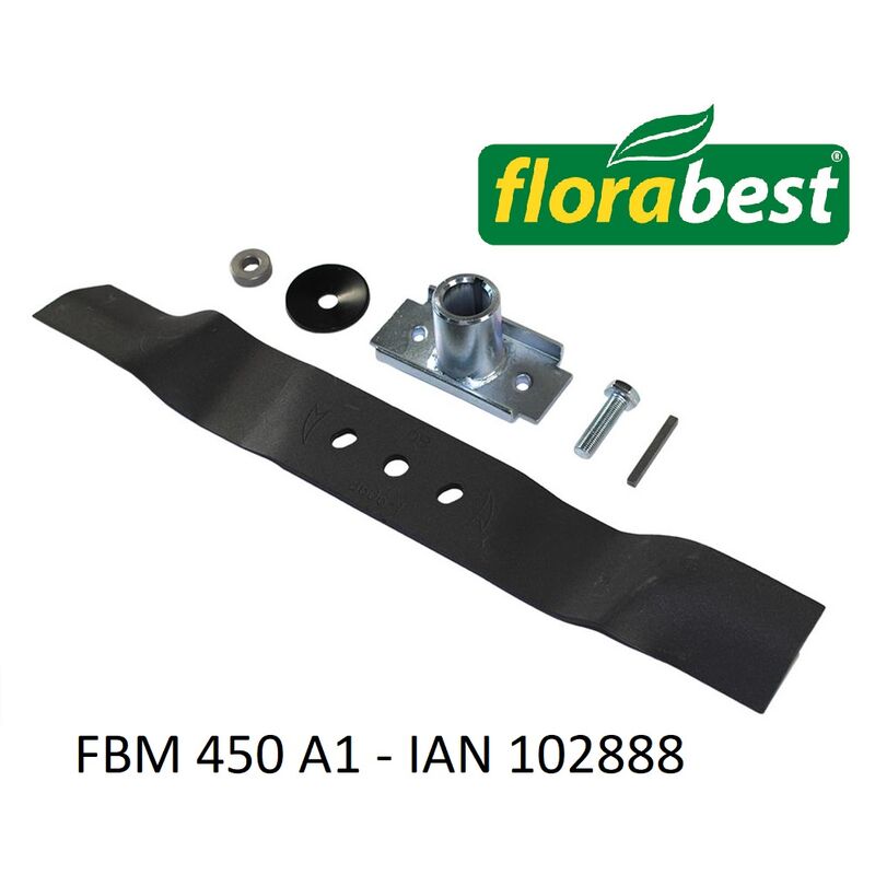 Ersatzmesser für Lidl Benzin Rasenmäher fbm 450 A1 - ian 102 - Florabest