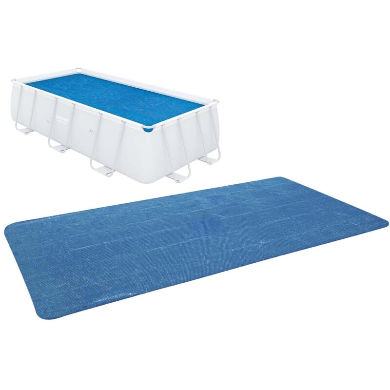 Bestway Bestway® Flowclear™ PE-Solarabdeckplane 380 x 180 cm, blau, eckig