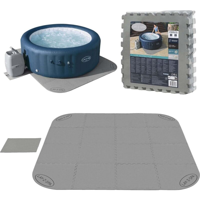 Northix - Schaumstoffmatte fur spa puzzle 50 x 50 cm 16 stuck bestway 60334