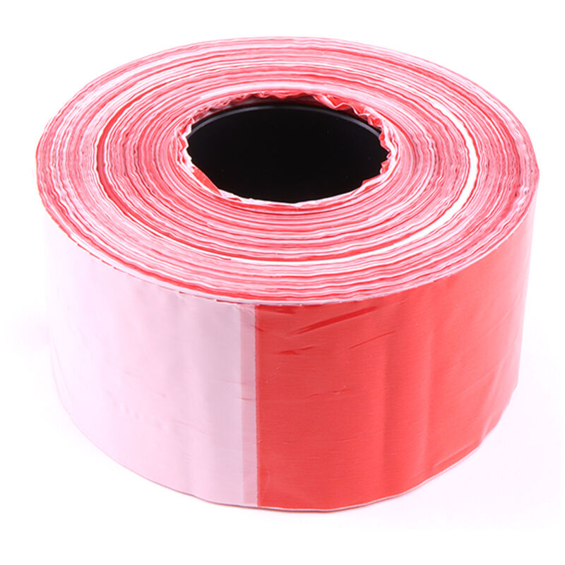 Folienabsperrband Rot/weiß - Rot/Weiß
