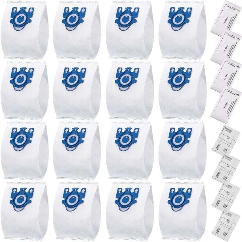 FOREHILL 24er-Pack Staubsaugerbeutel für Miele GN 3D Classic C1 Complete C2 C3, S227, S400i, S600, S800 Airclean 3D Effizienz-Ersatz für Miele GN