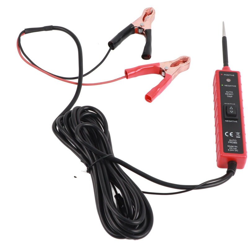 FOREHILL Kfz-Schaltungstester mit LED-Licht 6-24V Multifunktionale Kfz-Testsonde für Boote und Anhänger