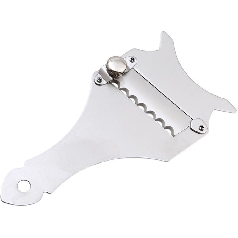 FOREHILL Trüffelreibe aus Edelstahl, praktischer Wellenschneider mit Rasierklinge für Schokolade, Käse und Schokolade, Edelstahl, 1 Stück.