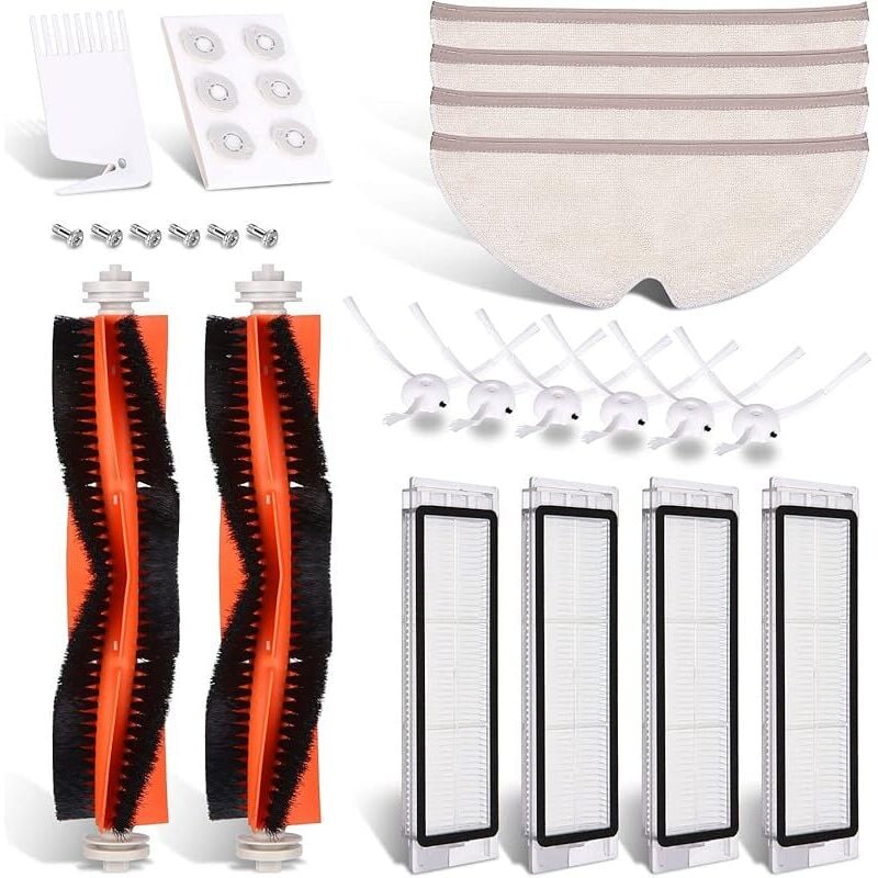 FOREHILL Zubehör für Xiaomi S50 S51 S55 S5 S6 Zubehörset für Xiaomi Roborock Roborock Staubsauger Ersatzteile