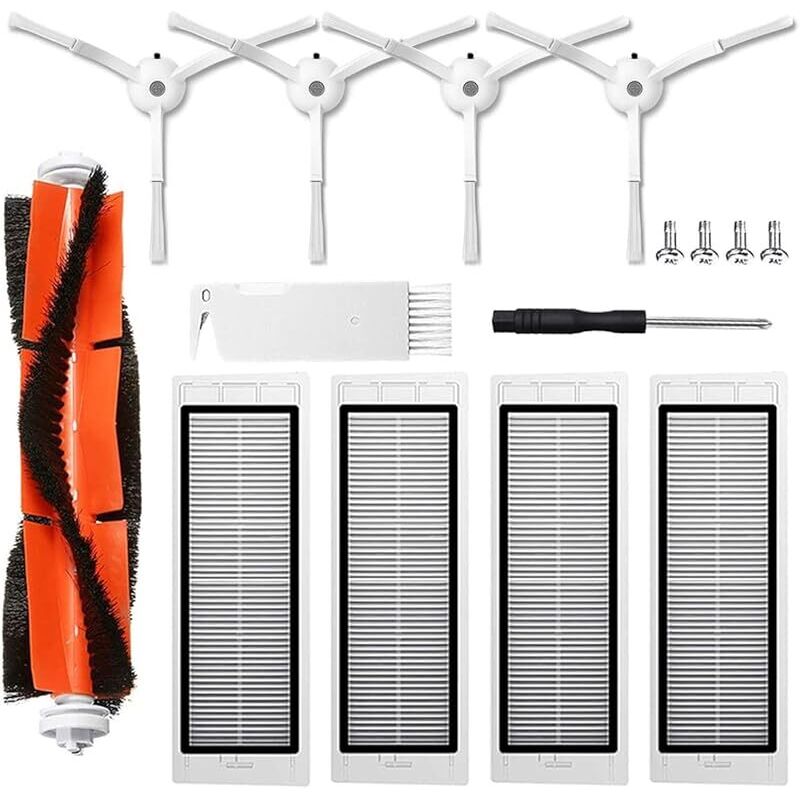 FOREHILL Zubehörset für Xiaomi Roborock S5 S50 S51 S55 S5 Max S6 S60 S65, Ersatzteile für Xiaomi Roborock Staubsauger, 1