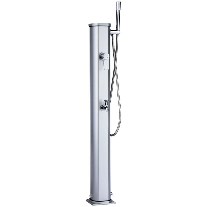 Jolly Go 20L Solardusche Gartendusche Außendusche 20 Liter Aluminium Silber - Formidra