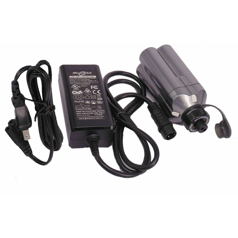 Für Daiwa / Shimano Ersatzakku mit Ladegerät, Ersatzbatterie für BM2300 BM2500 BM2900 BM2600 BM2000 14,8V 2500mAh Kompatibel mit Daiwa Seaborg 500MJ