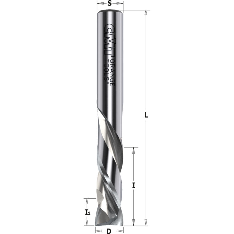 190.505.11 SPIRALBOHRER Z2+2 HWM D=12.7x12-25.4x76 DX