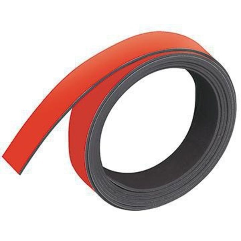Magnetband 10 mm x 1 m (b x l) rot 10 mm x 1 m (b x l) rot