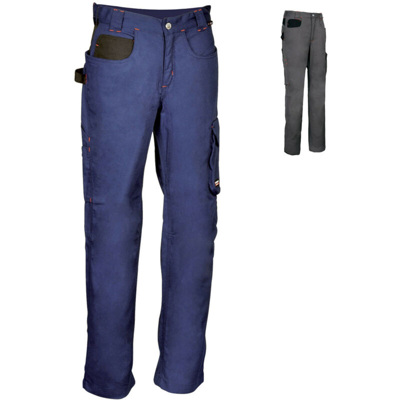 Cofra Damen Arbeitshose, YKK® Reißverschluss, waschresistent blau 34