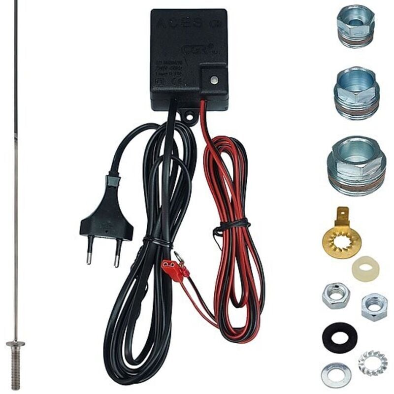 Fremdstromanode ACES G2 400 mm für Warmwasserspeicher bis 1000 Liter - mit Adapter für 3/4'', 1'' und 1 1/4