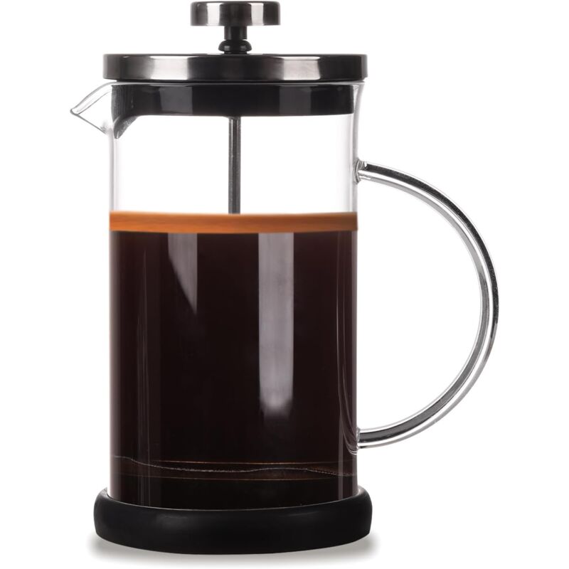 French-Press-Kaffeemaschine – 5 Tassen – French-Press-Kaffeemaschine 600 ml, französische Karaffe für Filterkaffee, Espresso und Tee mit