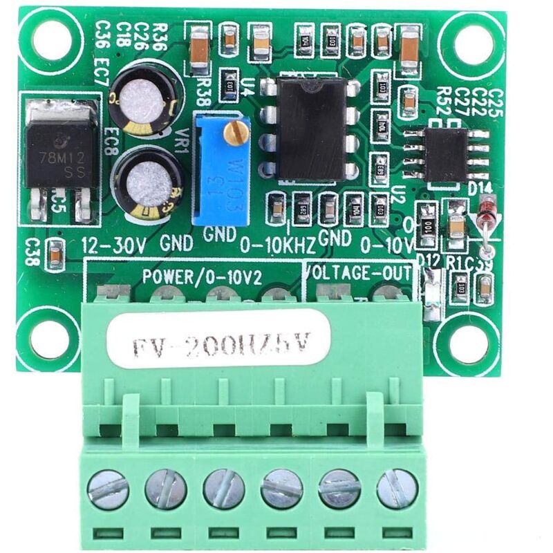 Ej.life - Frequenz-Spannungs-Wandler-Modul, 0-200 Hz bis 05 v Frequenz-Spannungs-Wandler-Modul, FV-200 Hz 5 v Digital-Analog-Wechselrichtermodul.