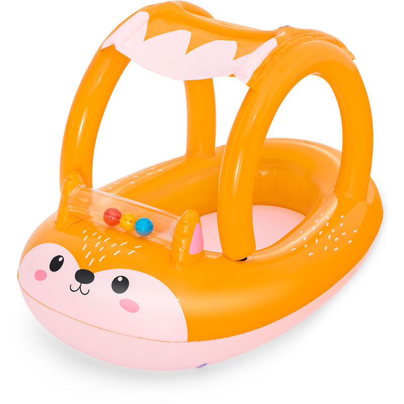 Friendly Fox™ Kinder-Schlauchboot mit Sonnenschutzdach 94 x 66 cm