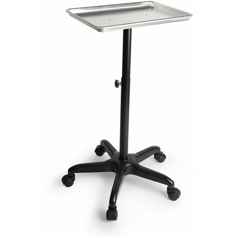 Senderpick - Friseursalon Kosmetikwagen Salonwagen Schönheitwagen Rollwagen Trolley Gerätetisch Friseursalon Trolley silber