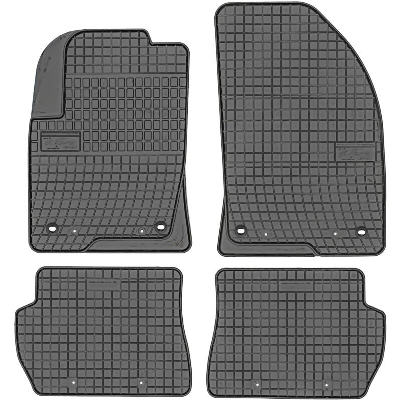 FROGUM ET0313 Fußmatten – Ford Fiesta VI MK6 2002–2008 Alufelgen, oval vorne – installiert