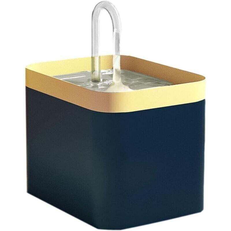 Katzenbrunnen – Ultraleise – 1,5 l – Wiederaufladbarer Brunnen für Katzen, kleine Hunde und Vögel