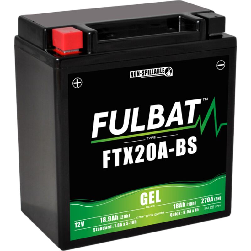 FULBAT FUL GEL Batterie - FTX20A-BS / YTX20A-BS (Gel, wartungsfrei)