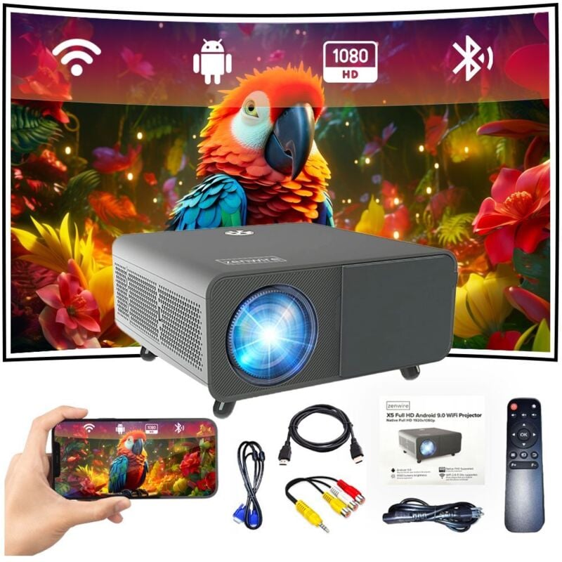 Full HD 4K Android WiFi X5 Projektor