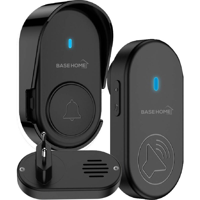 Funk-Türklingel mit 230V-Steckdose, wasserdichtes Vordach 250M IP44 F501