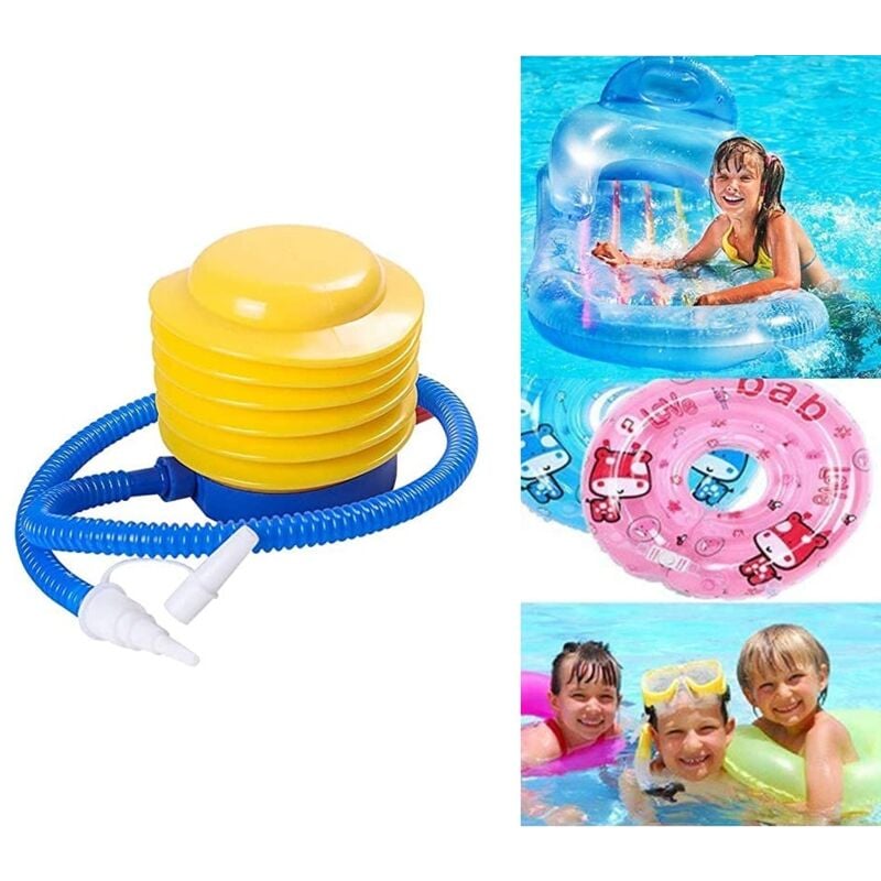 Memkey - Fußpumpe, aufblasbare Sportpumpe für Schlauchboote, Yoga, Bett, Matratze, Schlauchboot, Gymnastikball, Ball, Bälle, Schwimmring