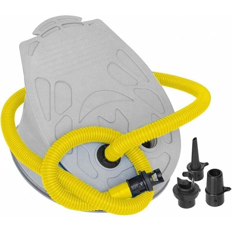 Fußpumpe, Bootsfußpumpe, aufblasbare Luftpumpe, Schlauchboot, tragbar, Camping, Luftmatratze, Ball für Kanu, Kajak