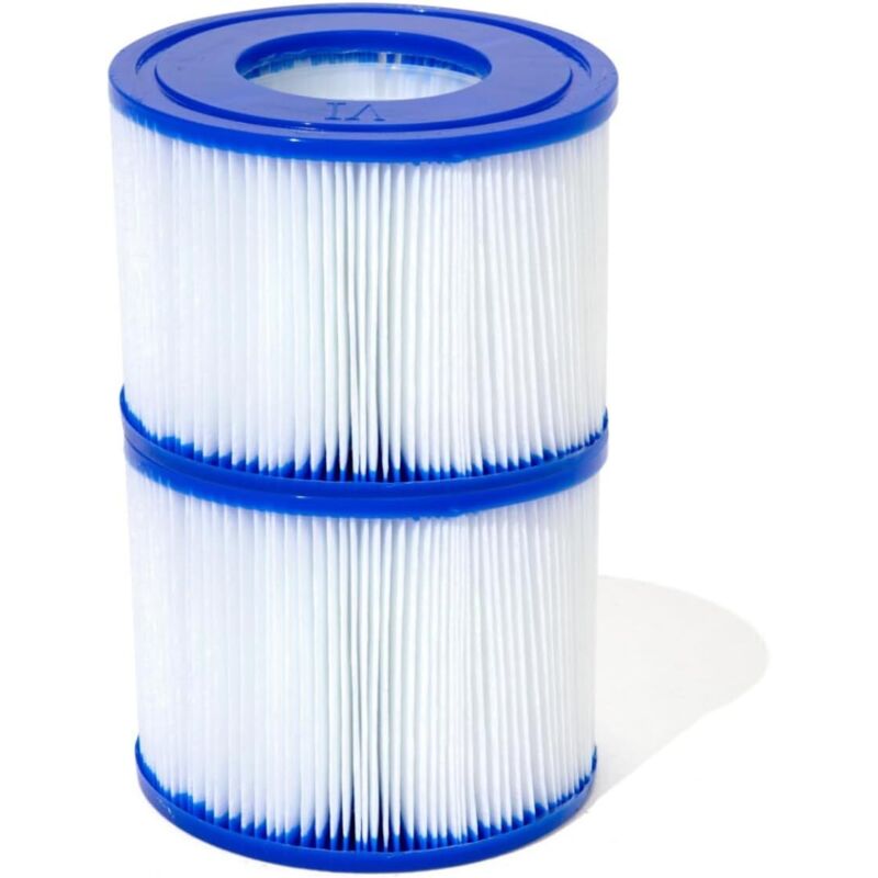 Für BESTWAY Typ 6 Filter – Für Whirlpools – 60311 – blau – BESTWAY Typ VI – 2er-Set