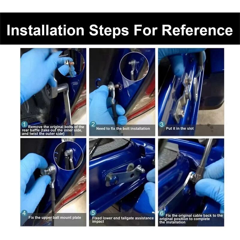 Für D-Max 2021 2022 Heckklappen-Hebeunterstützung, Gasdruckfedern, Federstoßstange, Auto-Tuning-Zubehör