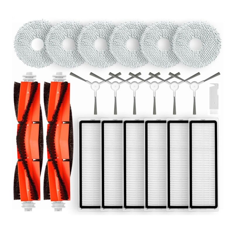 Für Roboterstaubsauger S10+ / S10 Plus Ersatzteile Zubehör Hauptbürste Seiten-Hepa-Filter Mopp Lappen Tuch