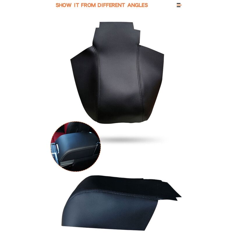 FüR Sport 2006-2013 Auto Mikrofaser Leder Konsole Armlehne Abdeckung Schutzleiste Beige