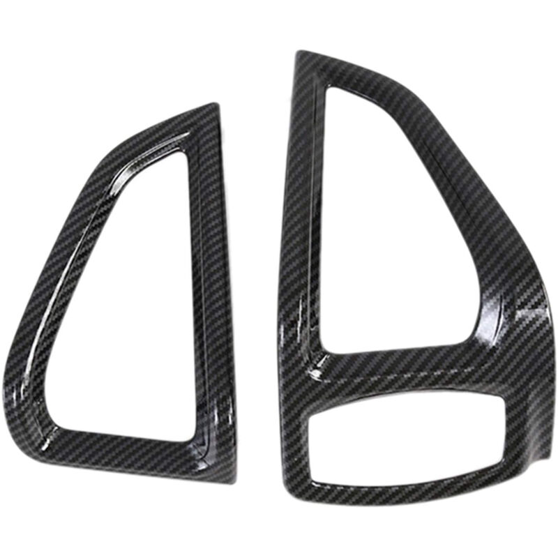 Tlily - für Transit 2017+ Auto Karbon Faser Armaturenbrett ac Anlage Auslass EntlüFtung Abdeckung Verkleidung Tourneo Custom 2016+