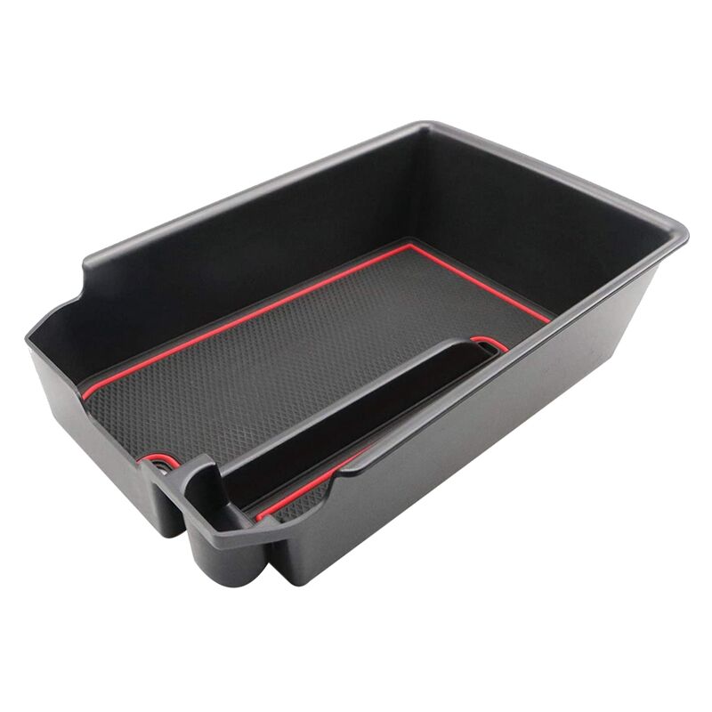Tlily - FüR X3 G01 X4 G02 2018-2021 Auto Mittel Konsole Armlehne Box Aufbewahrung Paletten BehäLter mit Gummi Matte
