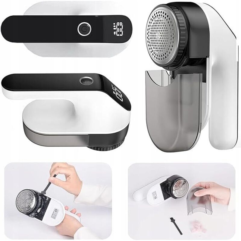 Fusselrasierer - Entferner - für Textilien - Kleidung - Pullover - Sofa - für Baumwolle, Wolle, Kunststoff - mit Akku - Kabel - elektrisch - mit