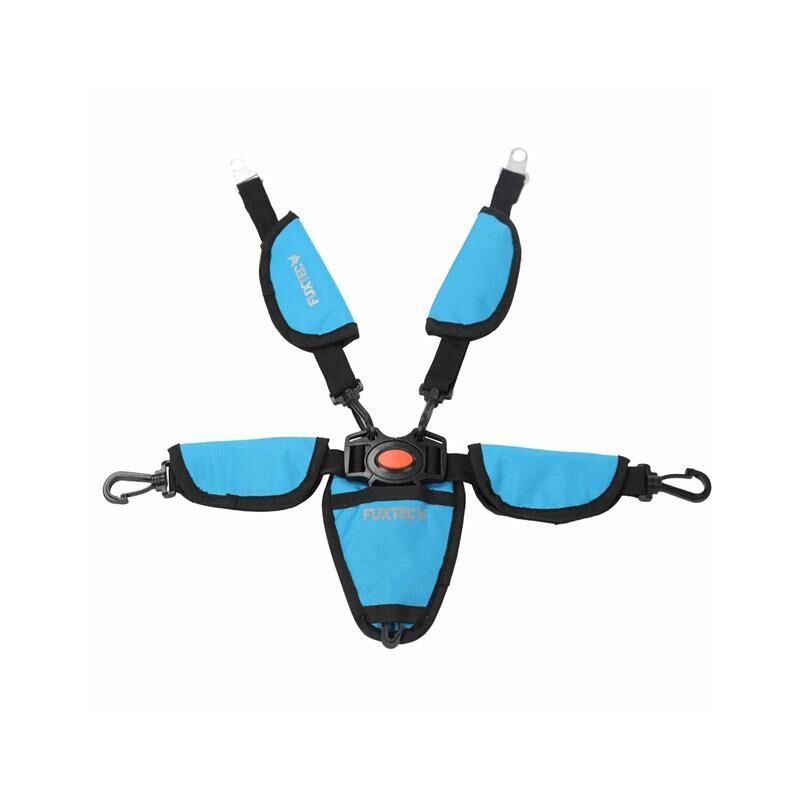 5-Punkt Anschnallgurt für Bollerwagen FX-CT850 in Türkis/Blau - Fuxtec