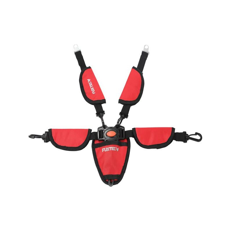 FUXTEC 5-Punkt Anschnallgurt in Rot passend für FX-CT850 Bollerwagen - AG-CT850R