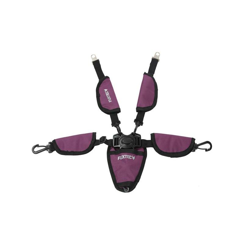 FUXTEC 5-Punkt Anschnallgurt für Bollerwagen FX-CT850 in Lila/Purpur