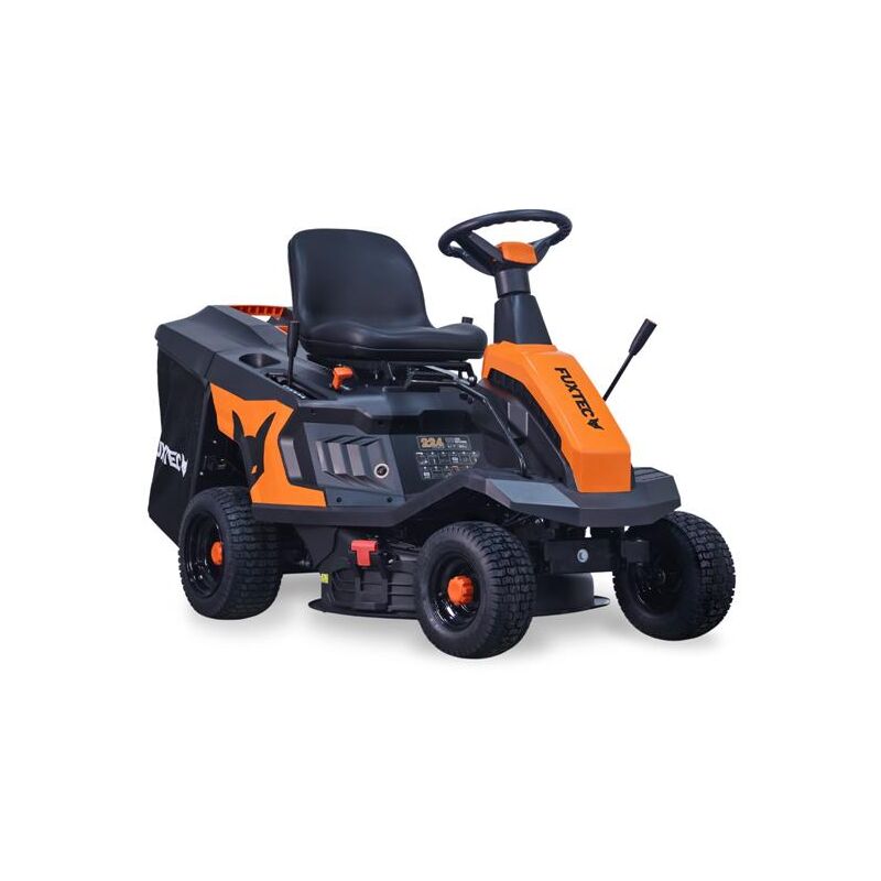 Aufsitzmäher FX-RMR66, Rasentraktor 6PS, Schnittbreite 66 cm, 150 l Fangsack, Schnitthöhe verstellbar, inkl. Trichter für Seitenauswurf - Fuxtec