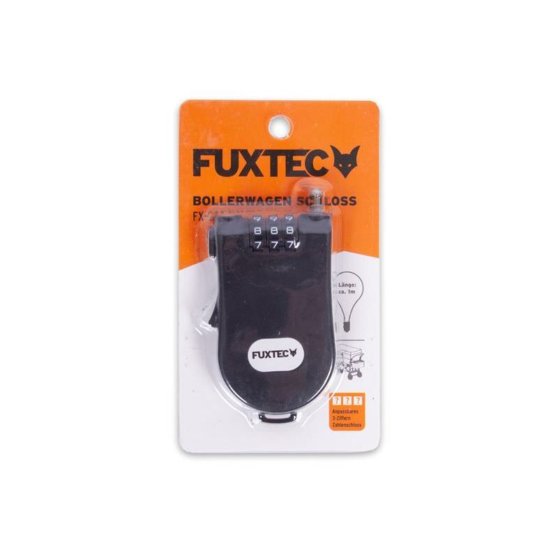 Bollerwagen Schloss - sichern Sie ihren Bollerwagen gegen Diebstahl - Fuxtec