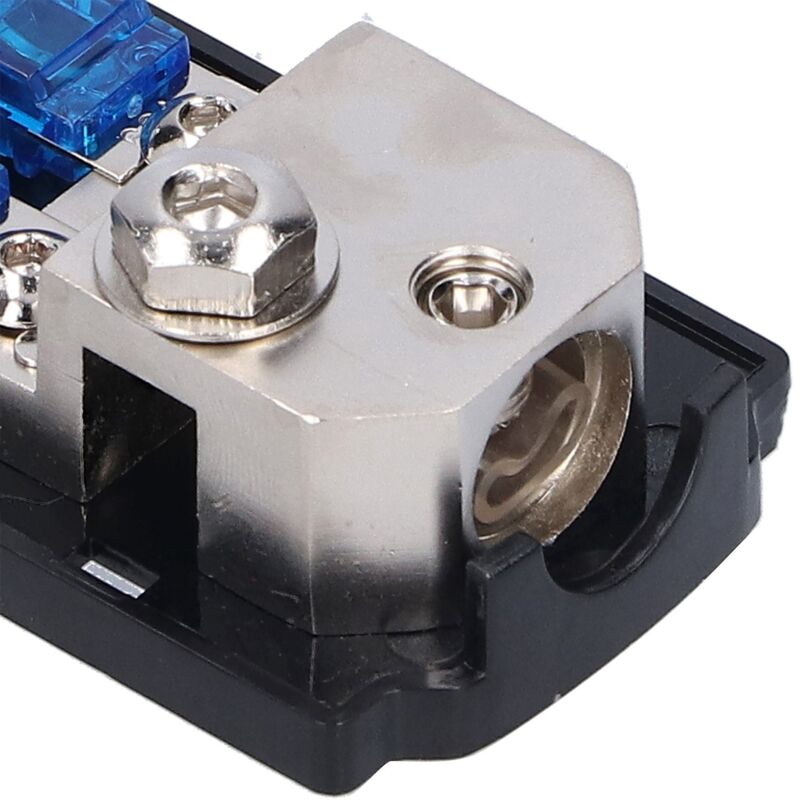 Fydun ANL Sicherungshalter, 2-Wege-Sicherungskasten-Verteilerblock 1 Eingang 2 Ausgänge für Auto Yacht Boot Stereoanlage.